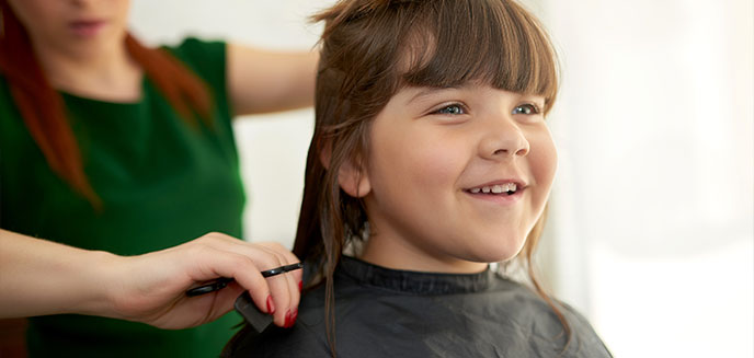 Child hair cut