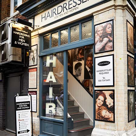 Hair salon exterior