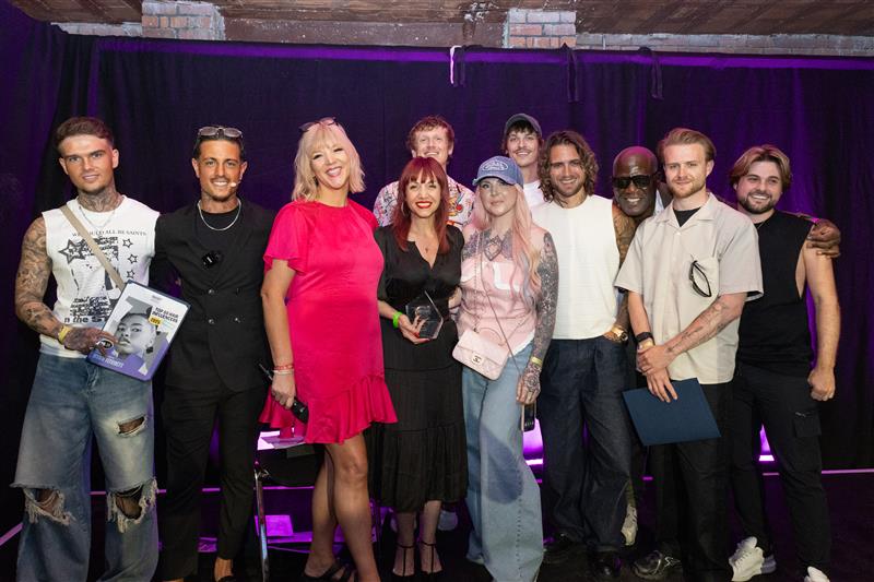 A group photo of NHBF haircon 2025 Top 50 influencers