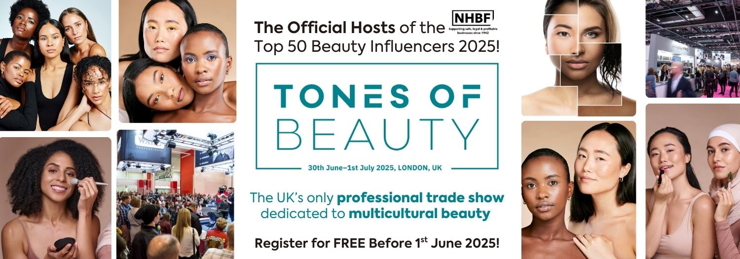 Tones of beauty banner