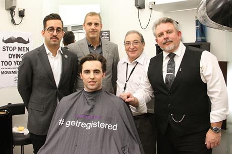 MP's Take Part in Wet Shave to Mark Movember
