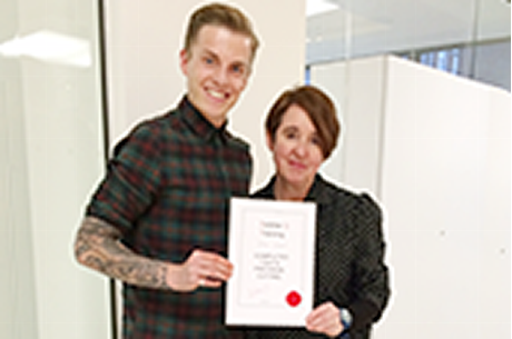 Step Up & Shine Scholar Ollie Vines rounds off an amazing year with mentor Debbie G